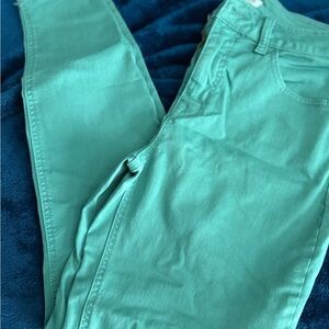 * Sold* Women's M Jeans by Maurice’s Teal/Greenish Jegging